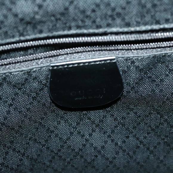 GUCCI Bamboo Hand Bag Nylon 2way Black 002 3754 0506 Auth ep3379 - Picture 15 of 16
